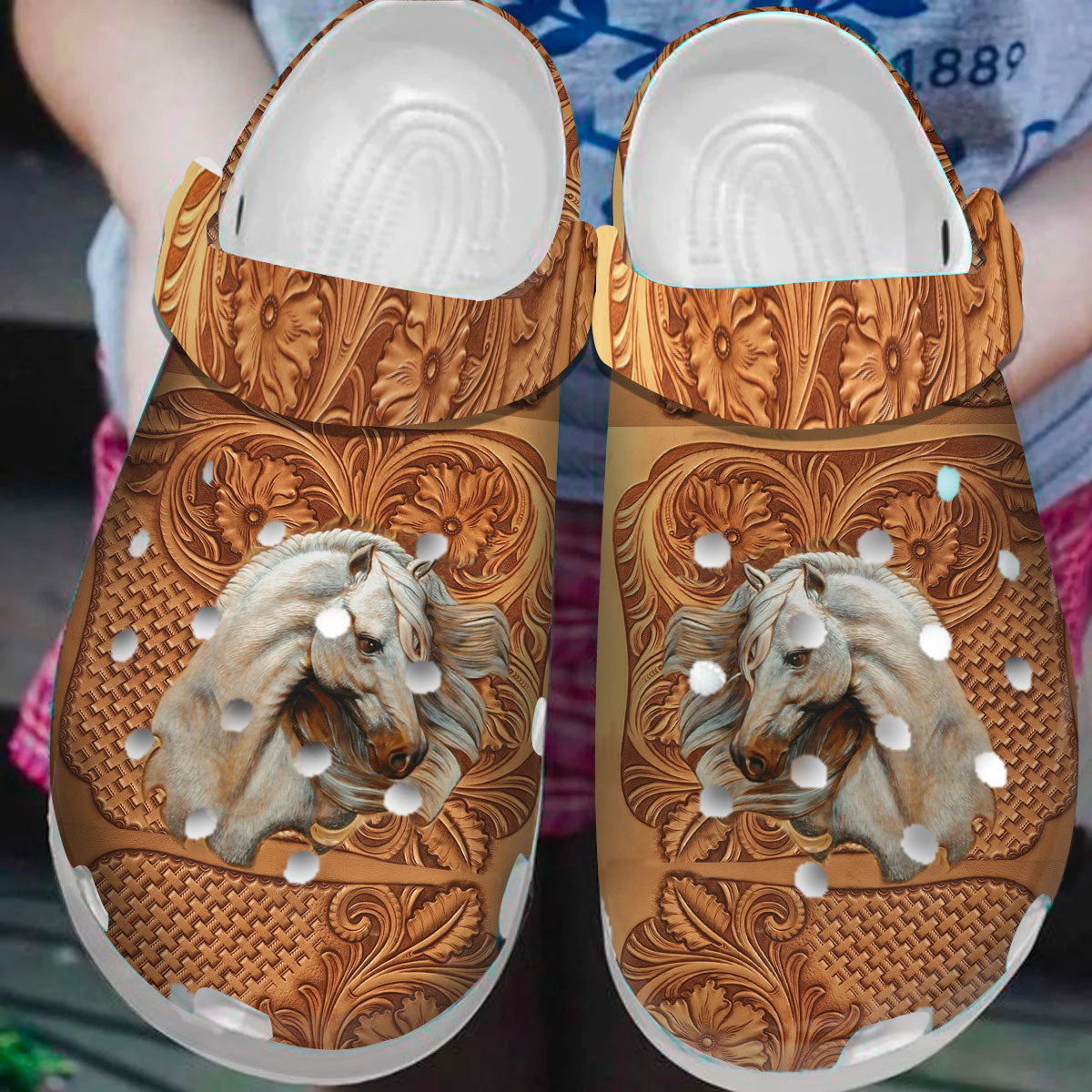 Footwearmerch Native American Crocs Clog Shoes For Kid and Adult