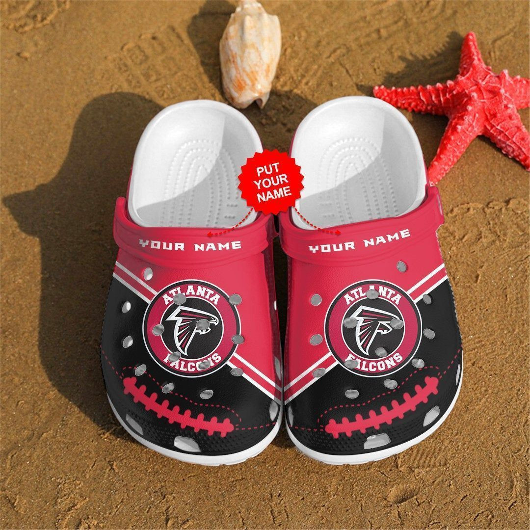 Footwearmerch Custom Name Atlanta Falcons Nfl Teams Gift For Fans Rubber Croc