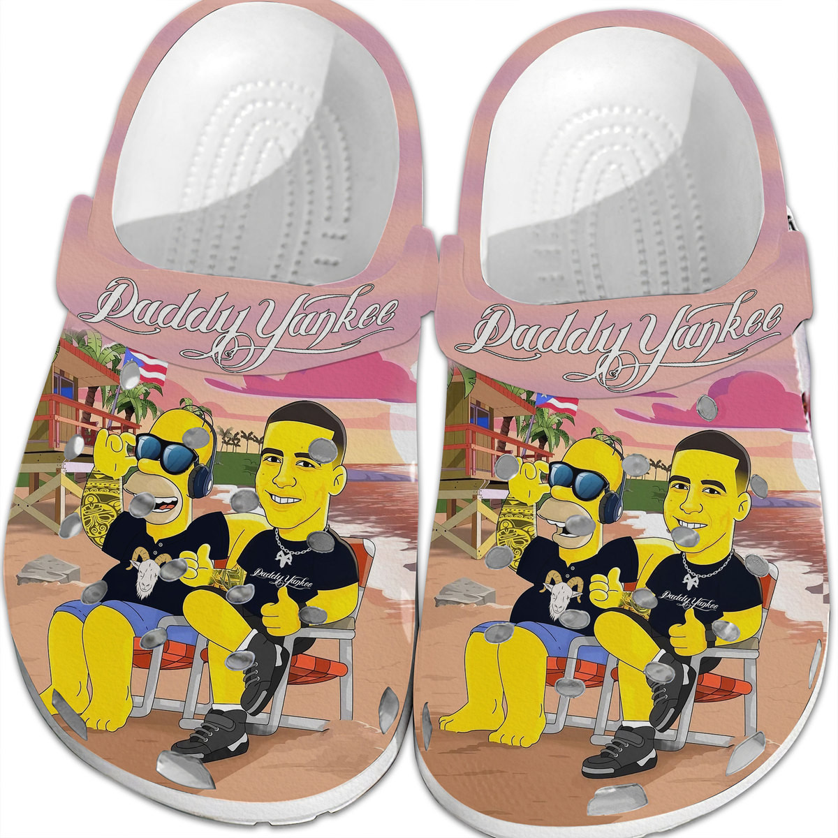 Footwearmerch Daddy Yankee Music Crocs Crocband Clogs Shoes Comfortable For Men Women and Kids