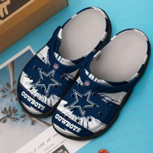 Footwearmerch Dallas Cowboys Crocband Clog Shoes