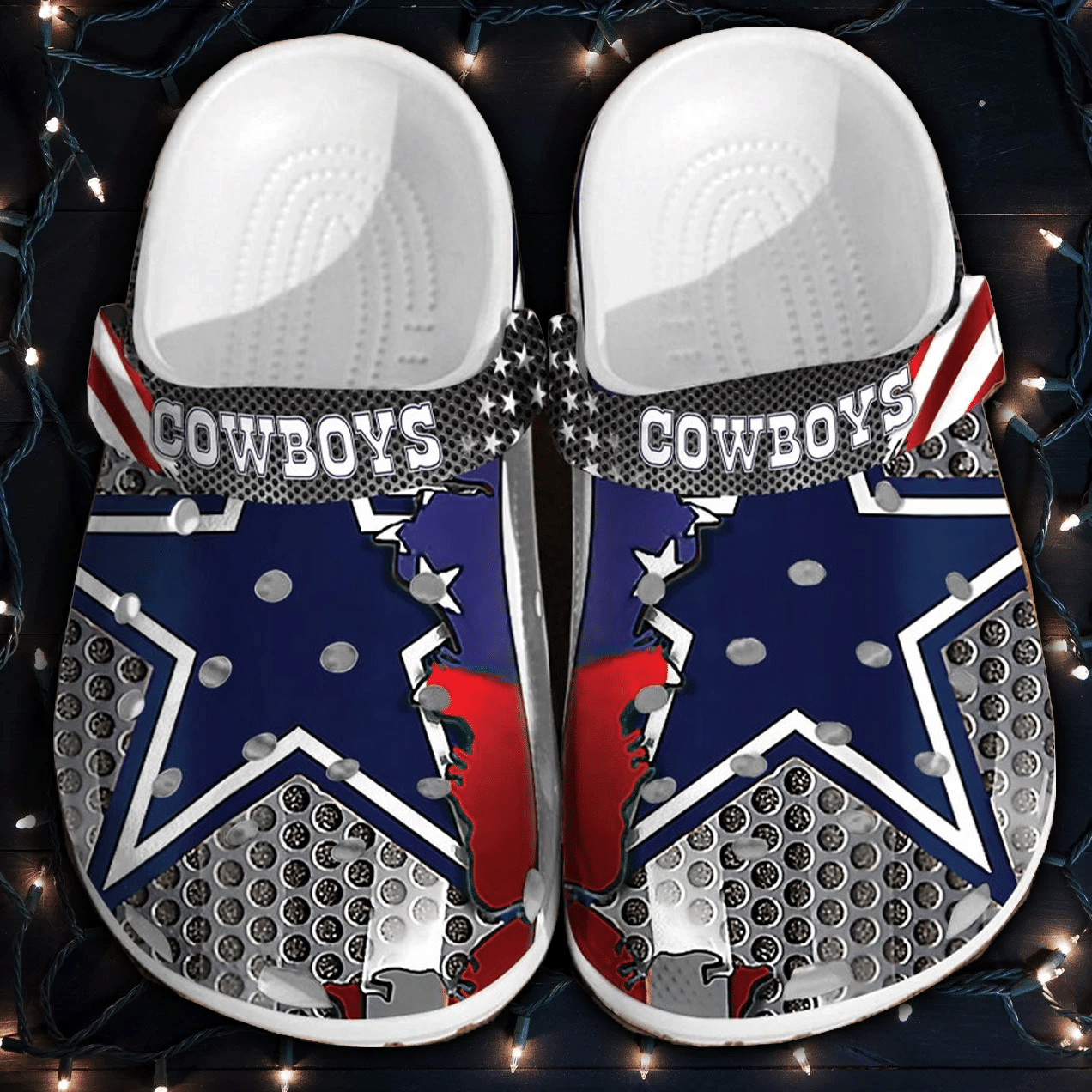 Footwearmerch Dallas Cowboys Crocs Clog Shoes