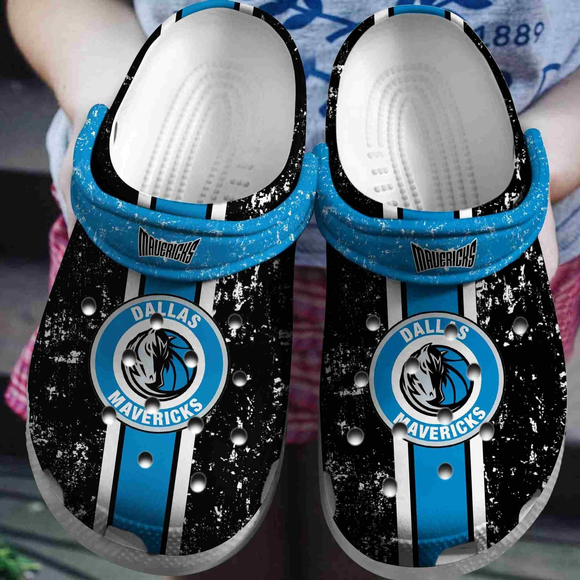 Footwearmerch Dallas Mavericks Basketball Club Crocband Clogs Shoes Crocs Comfortable For Men Women