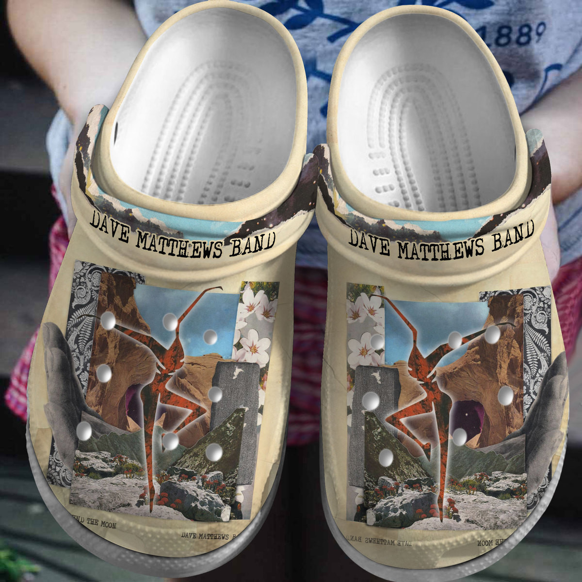 Footwearmerch Dave Matthews Band Music Crocs Crocband Clogs Shoes Comfortable For Men Women and Kids