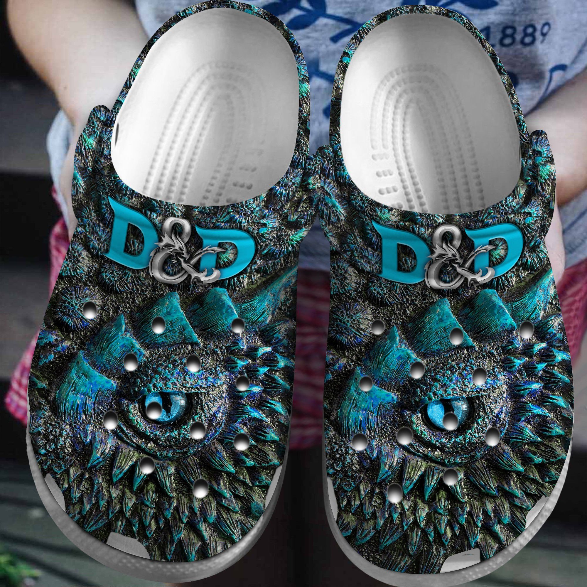 Footwearmerch D&D Dungeons & Dragons Movie Game Crocs Crocband Clogs Shoes Comfortable For Men Women and Kids
