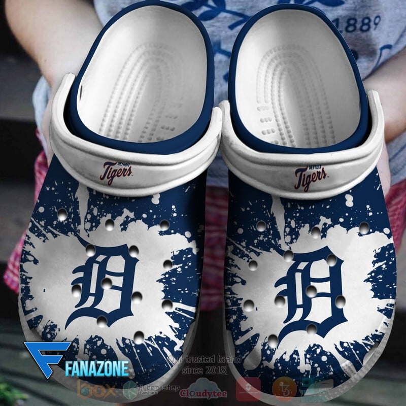 Footwearmerch Detroit Tigers MLB Sport Crocs Clogs Crocband Shoes Comfortable For Men Women and Kids