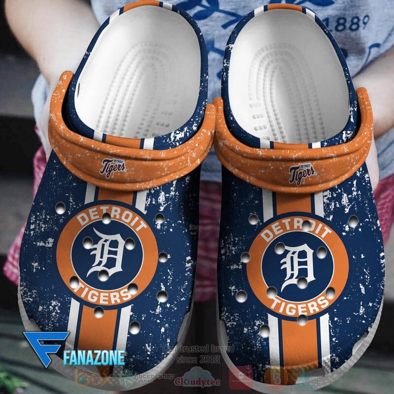 Footwearmerch Detroit Tigers MLB Sport Crocs Clogs Crocband Shoes Comfortable For Men Women and Kids