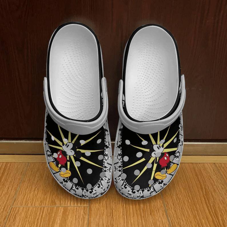 Footwearmerch Disney Mickey Crocs Crocband Comfortable Clogs Shoes For Men Women