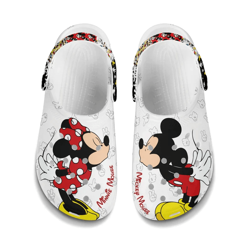 Footwearmerch Disney Mickey Crocs Crocband Shoes Comfortable Clogs For Men Women