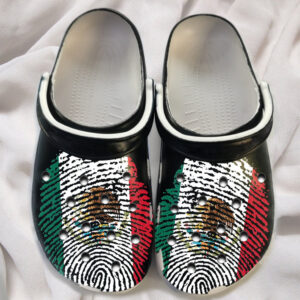 Footwearmerch Dna Mexico Flag Mexican For Men And Women Gift For Fan Classic Water Rubber clog Shoes Comfy Footwear
