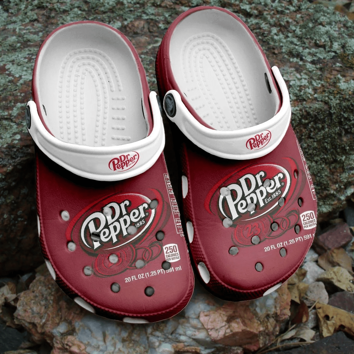 Footwearmerch Dr Pepper Crocband Shoes Comfortable Crocs Clogs For Men Women