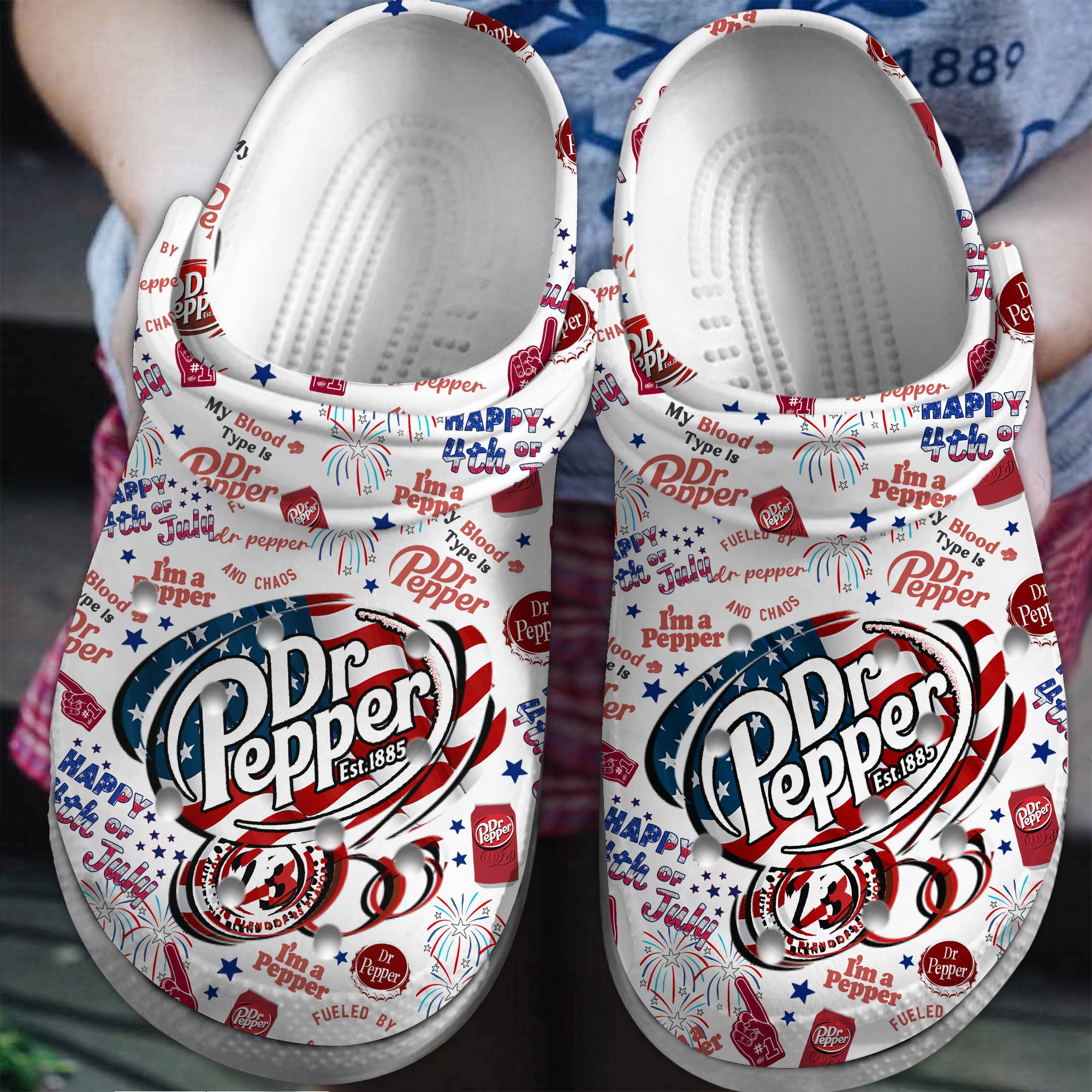 Footwearmerch Dr Pepper Drink Crocs Crocband Clogs Shoes Comfortable For Men Women and Kids