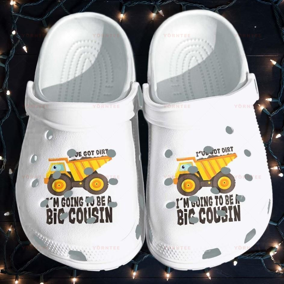 Footwearmerch Dump Truck Birthday Gifts For Cousin Got Dirt Gifts Flower Gift For Lover Rubber clog Shoes Comfy Footwear