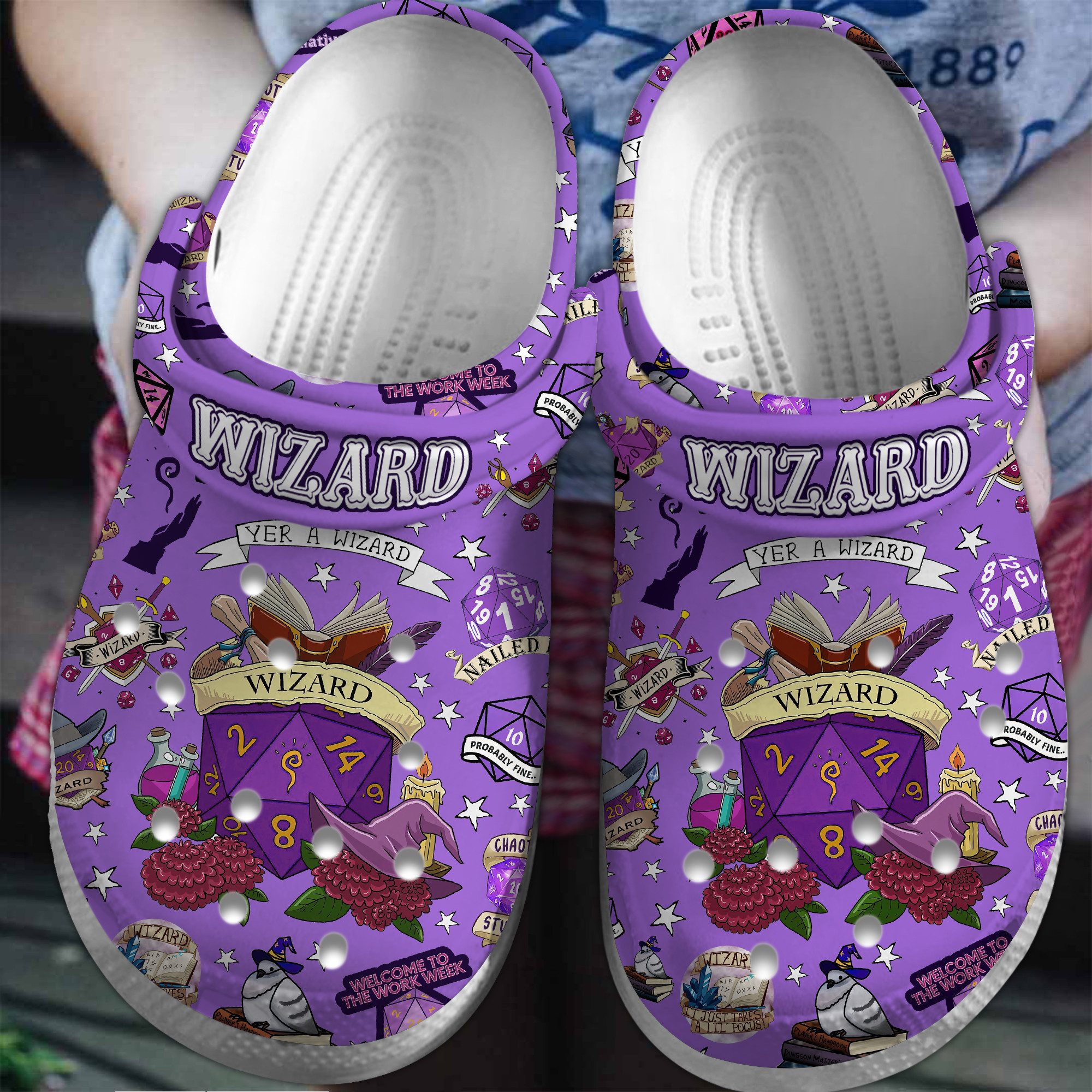 Footwearmerch Dungeons And Dragons Movie Game Crocs Crocband Clogs Shoes Comfortable For Men Women and Kids