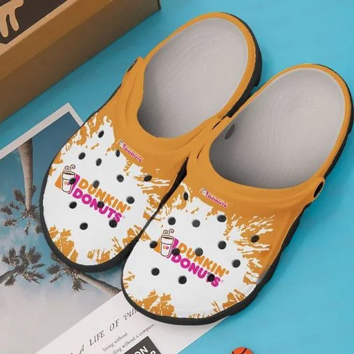 Footwearmerch Dunkin Donuts Coffee Drink I Gift Rubber clog Shoes Comfy Footwear