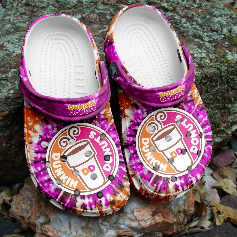 Footwearmerch Dunkin Donuts Coffee Drink Ii Comfortable For Man And Women Classic Water Rubber clog Shoes Comfy Footwear
