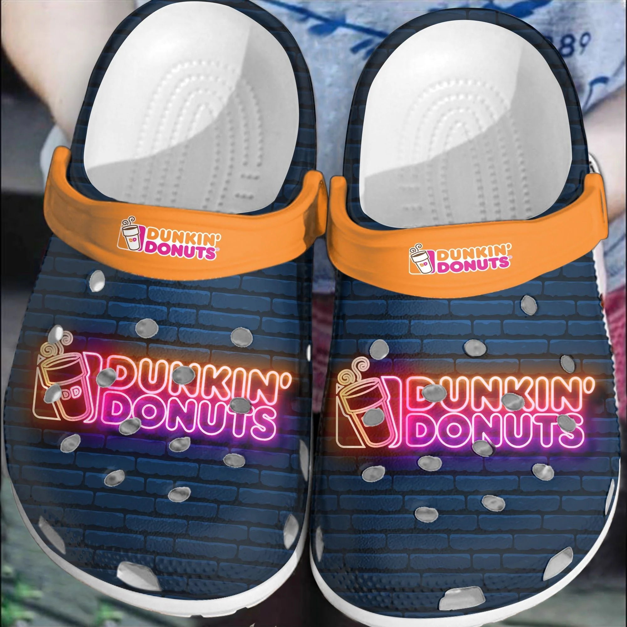 Footwearmerch Dunkin Donuts Crocs Comfortable Crocband Shoes Clogs For Men Women