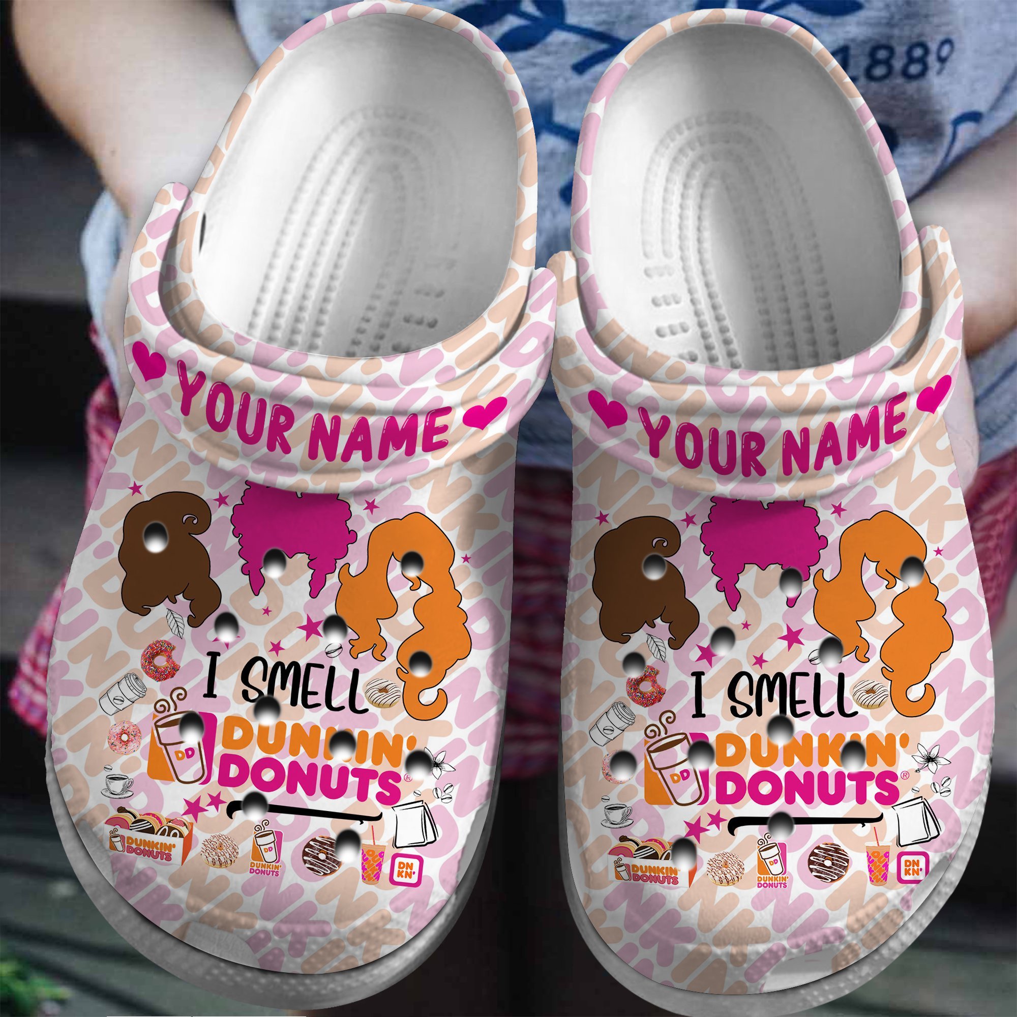 Footwearmerch Dunkin Donuts Drink Crocs Crocband Clogs Shoes Comfortable For Men Women and Kids