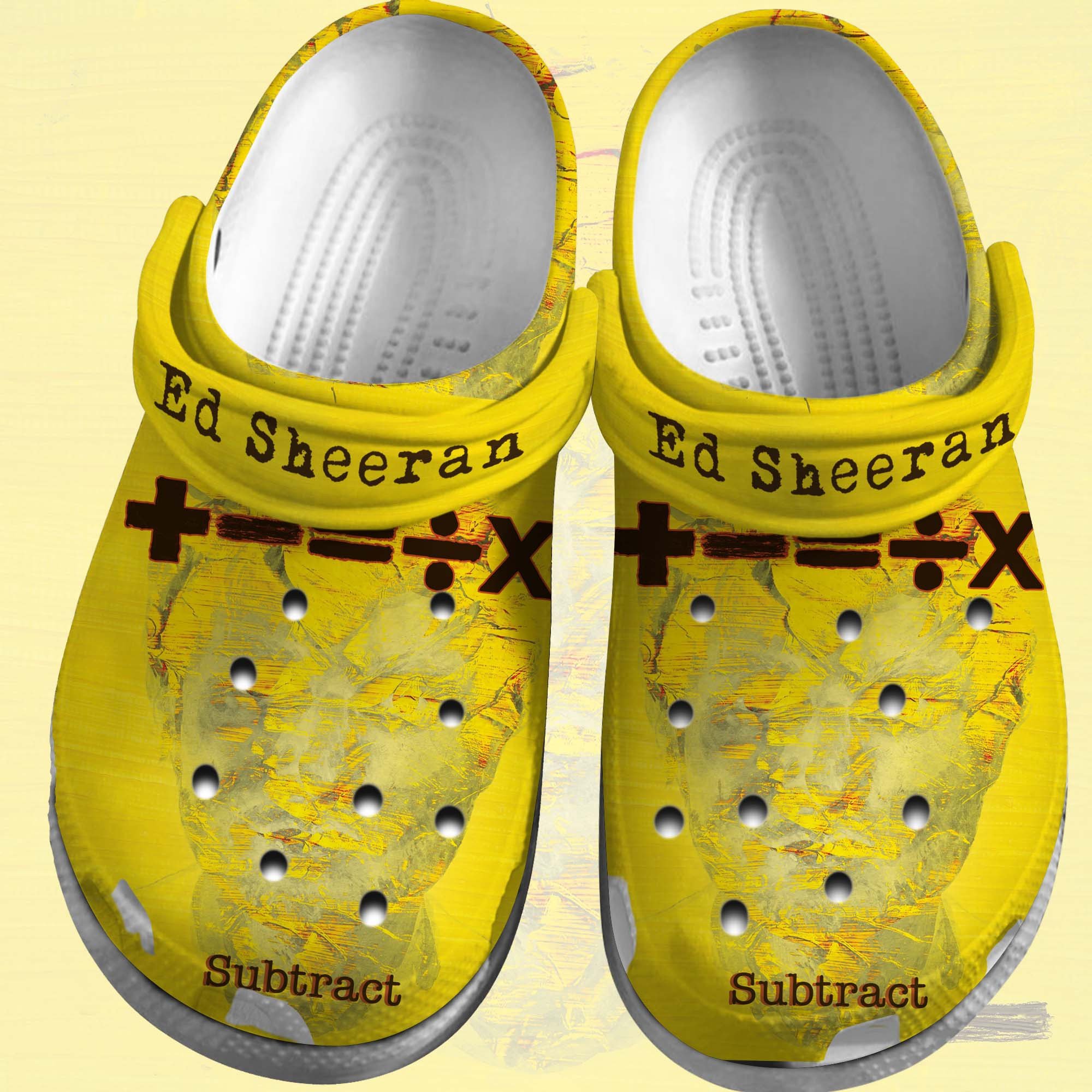 Footwearmerch Ed Sheeran Singer Music Crocs Crocband Clogs Shoes Comfortable For Men Women and Kids
