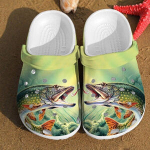 Footwearmerch Fishing Fisherman Rubber clog Shoes Comfy Footwear