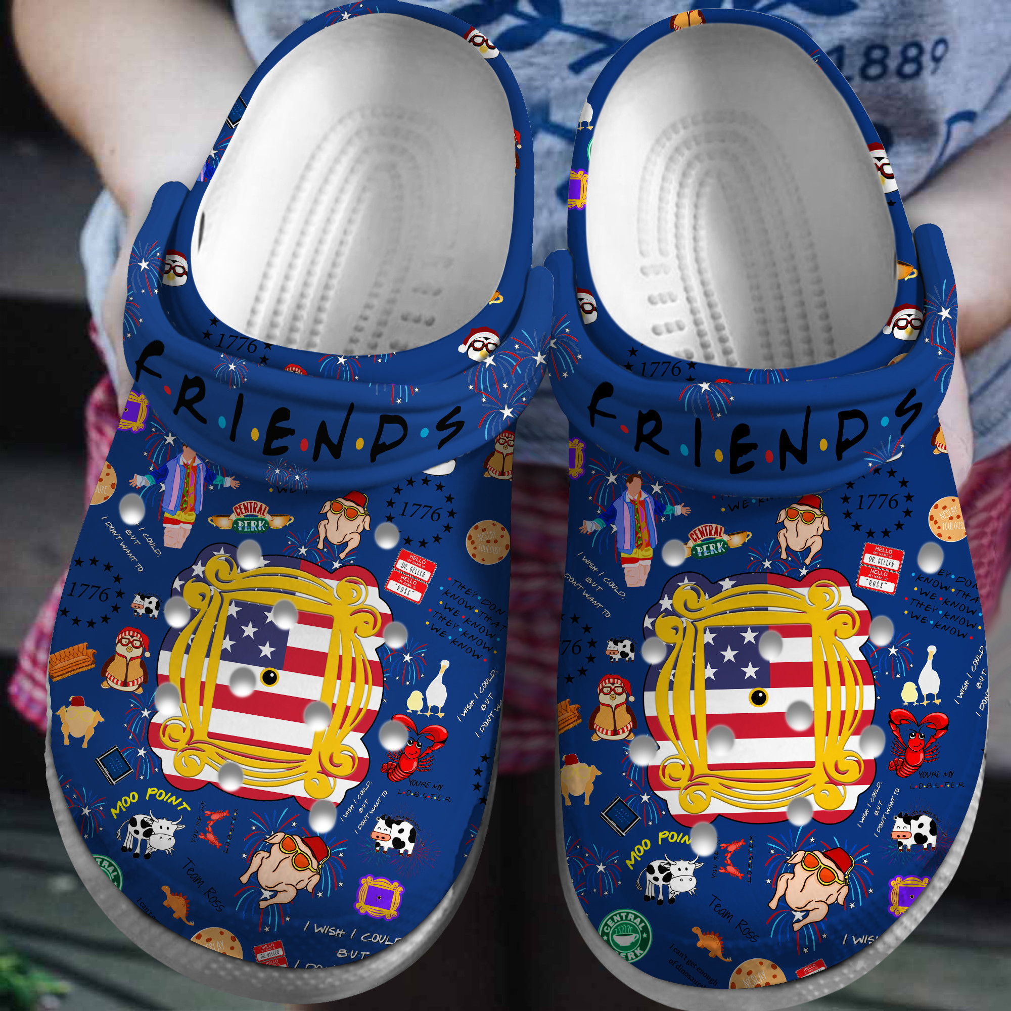 Footwearmerch Friends Movie Crocs Crocband Clogs Shoes Comfortable For Men Women and Kids