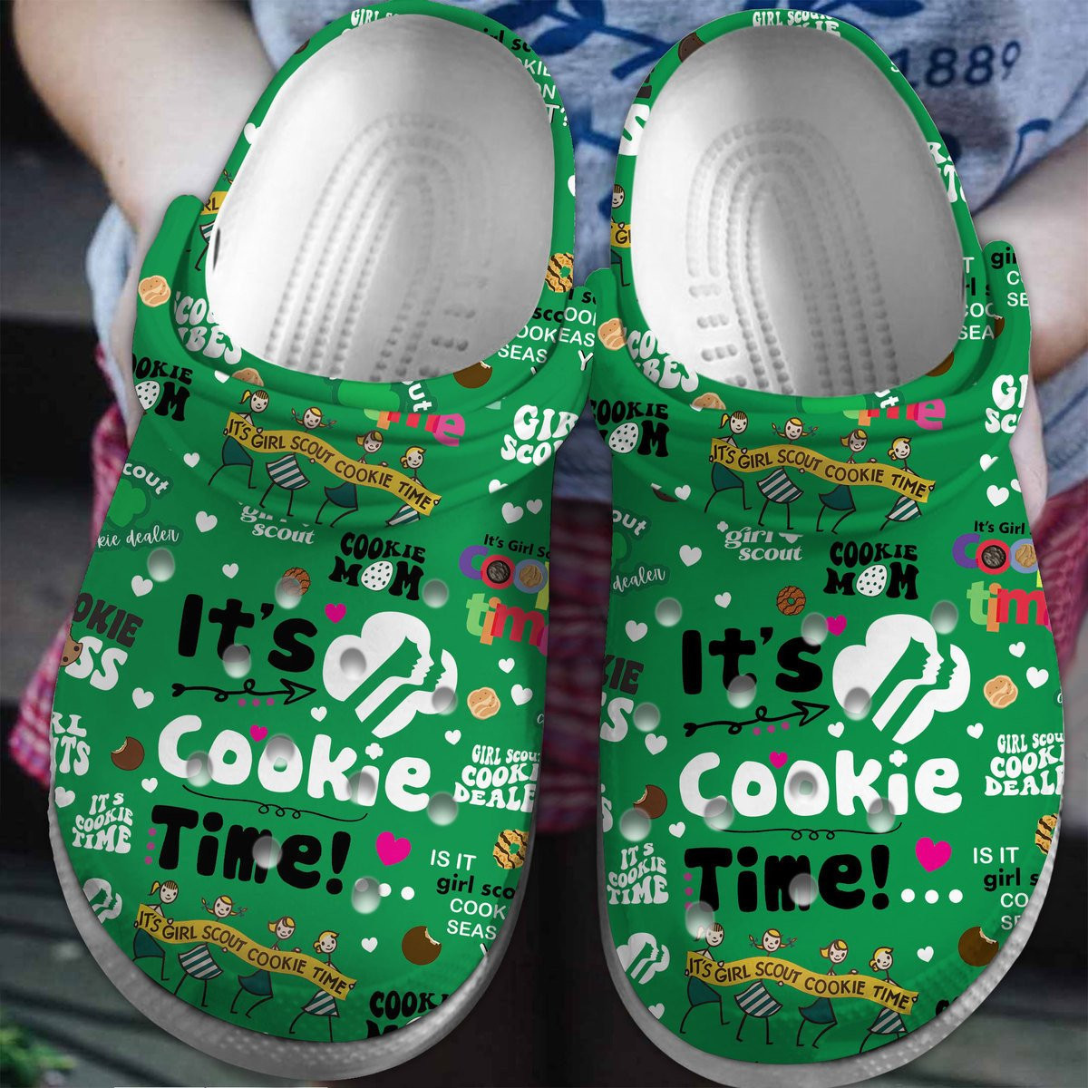 Footwearmerch Girl Scouts Crocs Crocband Clogs Shoes Comfortable For Men Women and Kids
