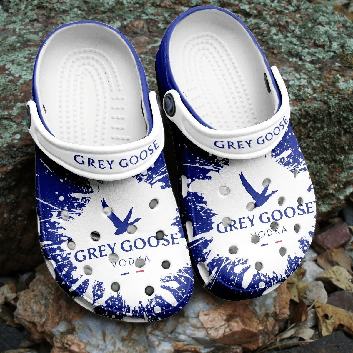Footwearmerch Grey Goose Crocs Clogs Comfortable Crocband Shoes For Men Women