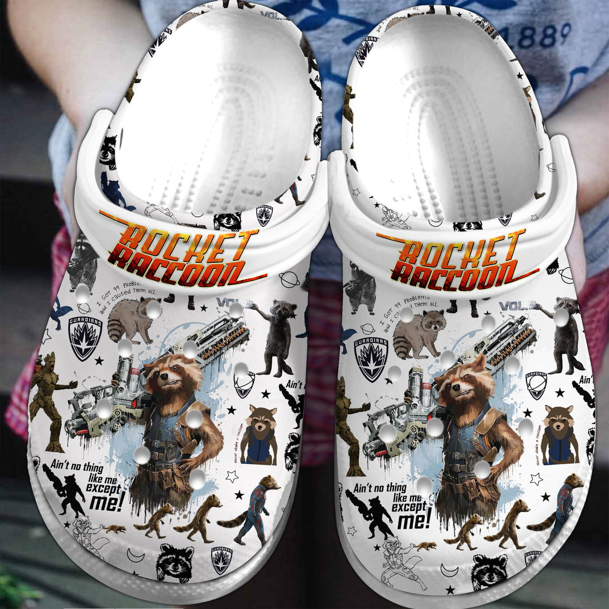 Footwearmerch Guardians Of The Galaxy Movie Crocs Crocband Clogs Shoes Comfortable For Men Women and Kids