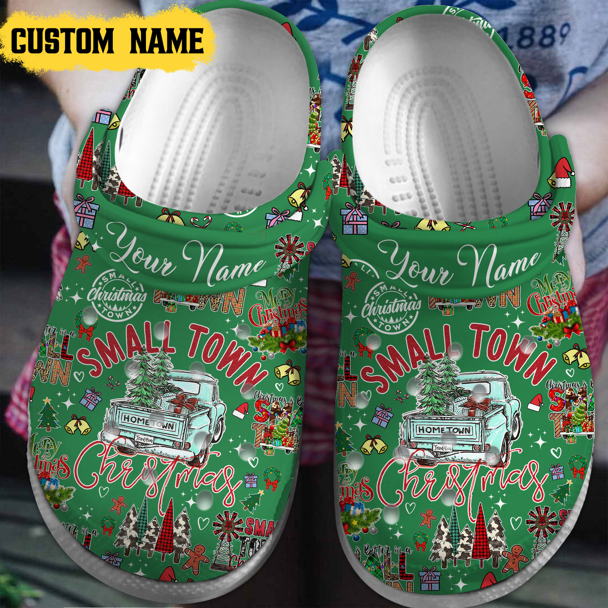 Footwearmerch Hallmark Christmas Movies Crocs Crocband Clogs Shoes Comfortable For Men Women and Kids