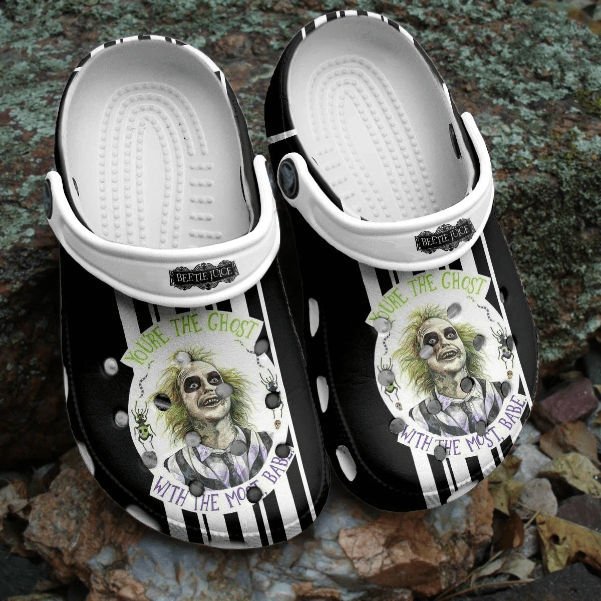 Footwearmerch Halloween shoes HLWD31 Crocs Crocband Clogs Shoes For Men Women