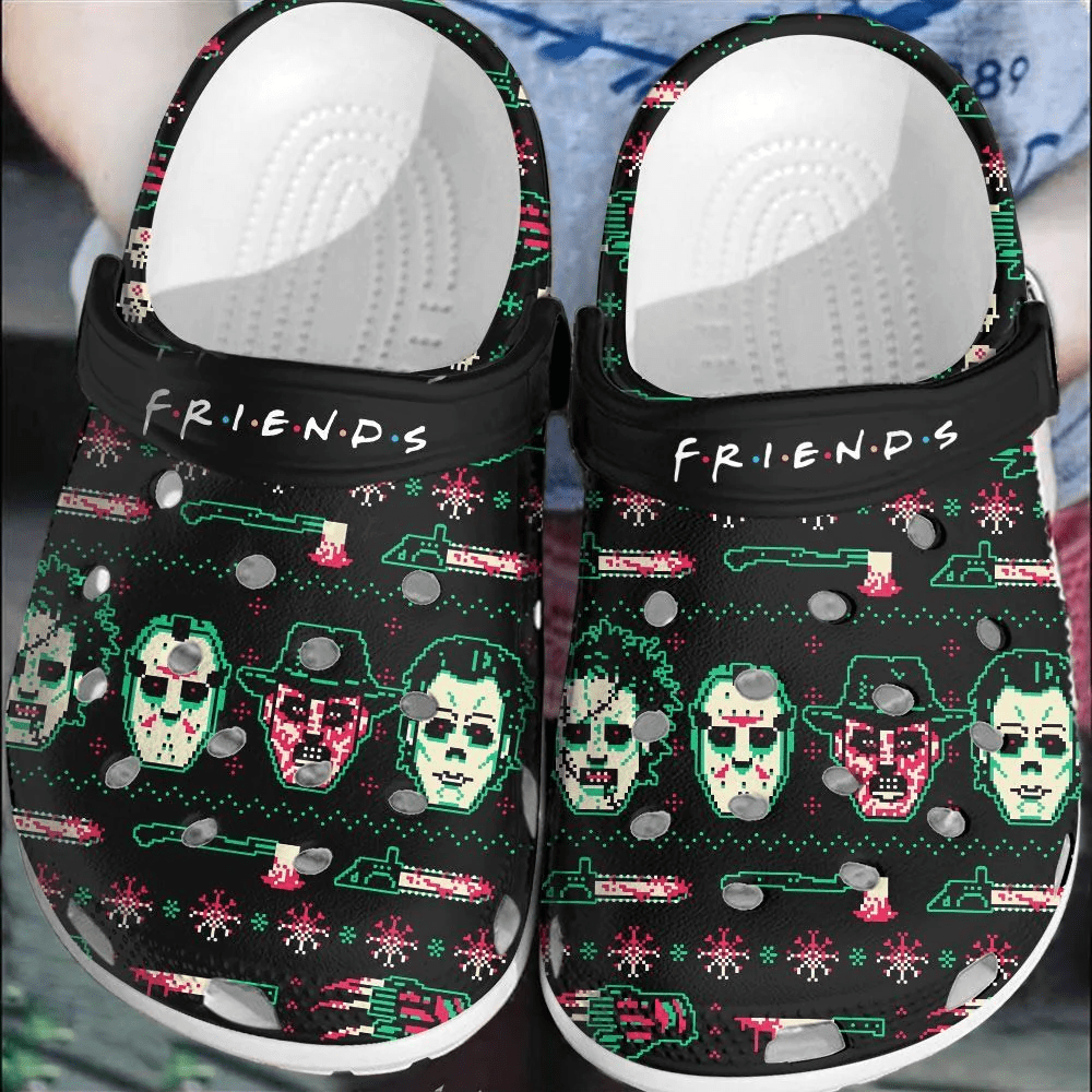 Footwearmerch Halloween shoes HLWD33 Crocs Crocband Clogs Shoes For Men Women