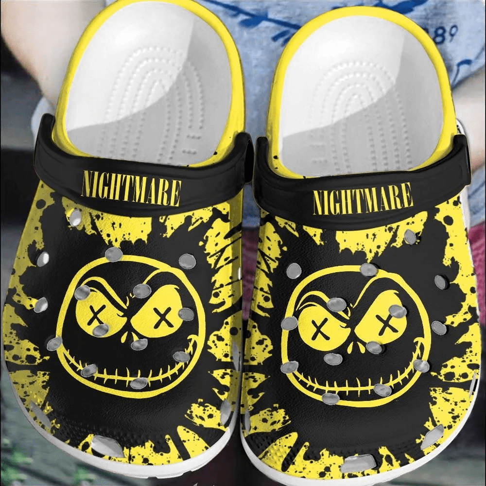 Footwearmerch Halloween The Nightmare Before ChristmasCrocs Clogs Comfortable Crocband Shoes For Men Women