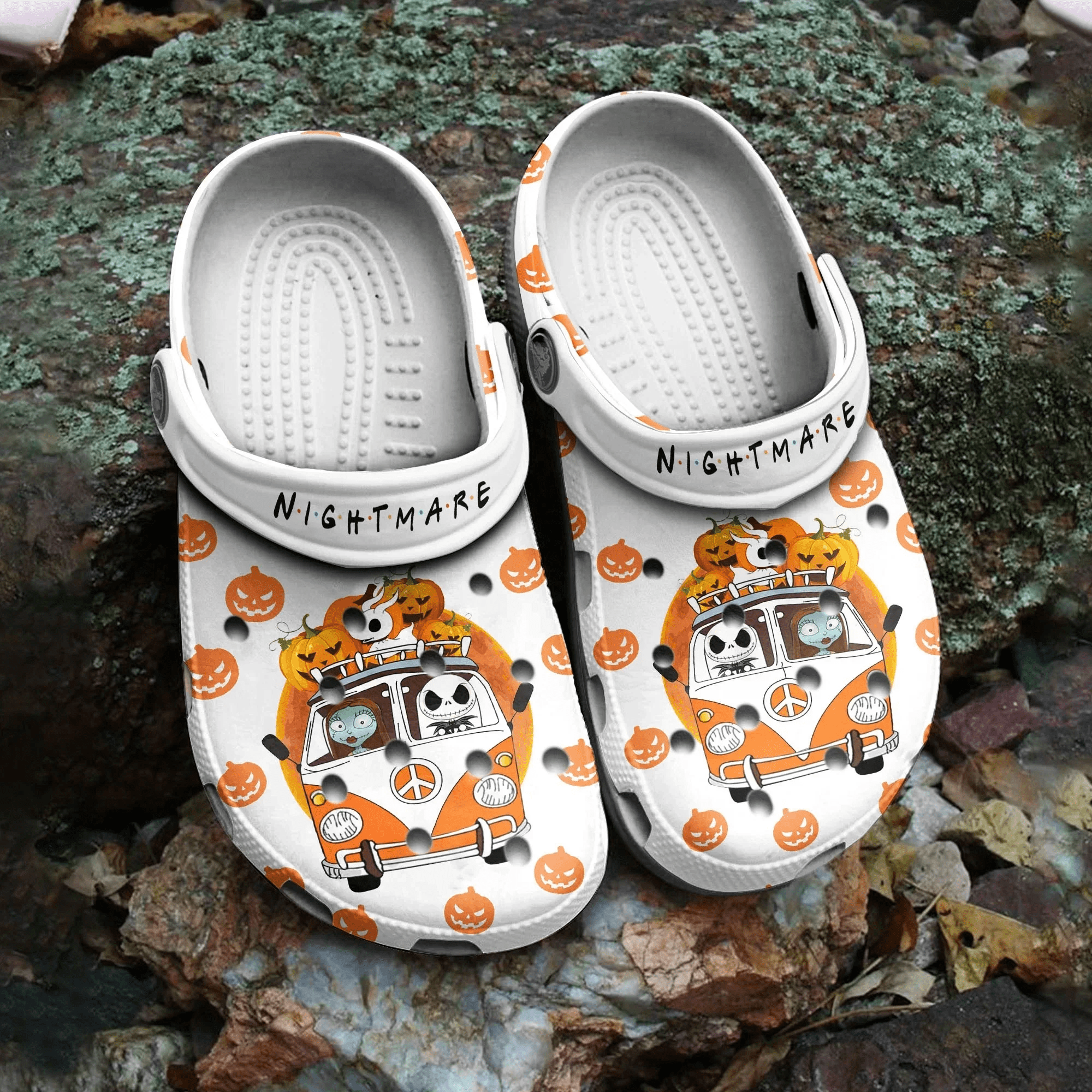 Footwearmerch Halloween The Nightmare Before ChristmasCrocs Comfortable Shoes Clogs Crocband For Men Women