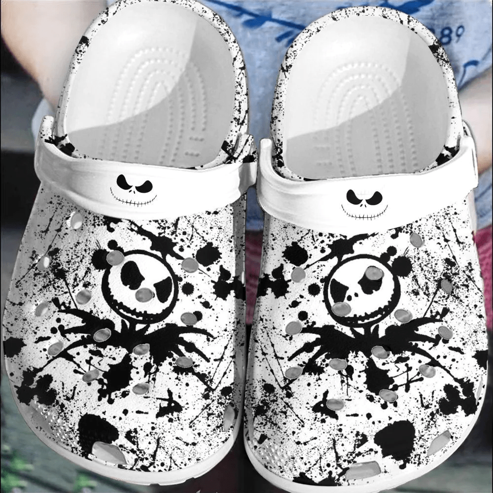 Footwearmerch Halloween The Nightmare Before ChristmasCrocs Crocband Comfortable Clogs Shoes For Men Women