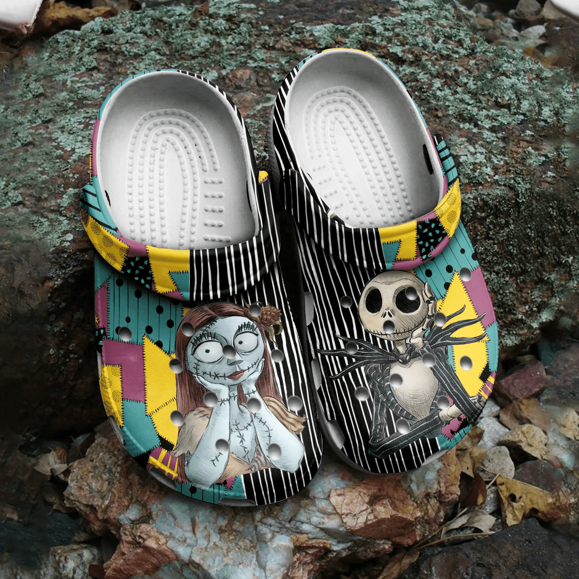 Footwearmerch Halloween The Nightmare Before ChristmasCrocs Shoes Comfortable Clogs Crocband For Men Women