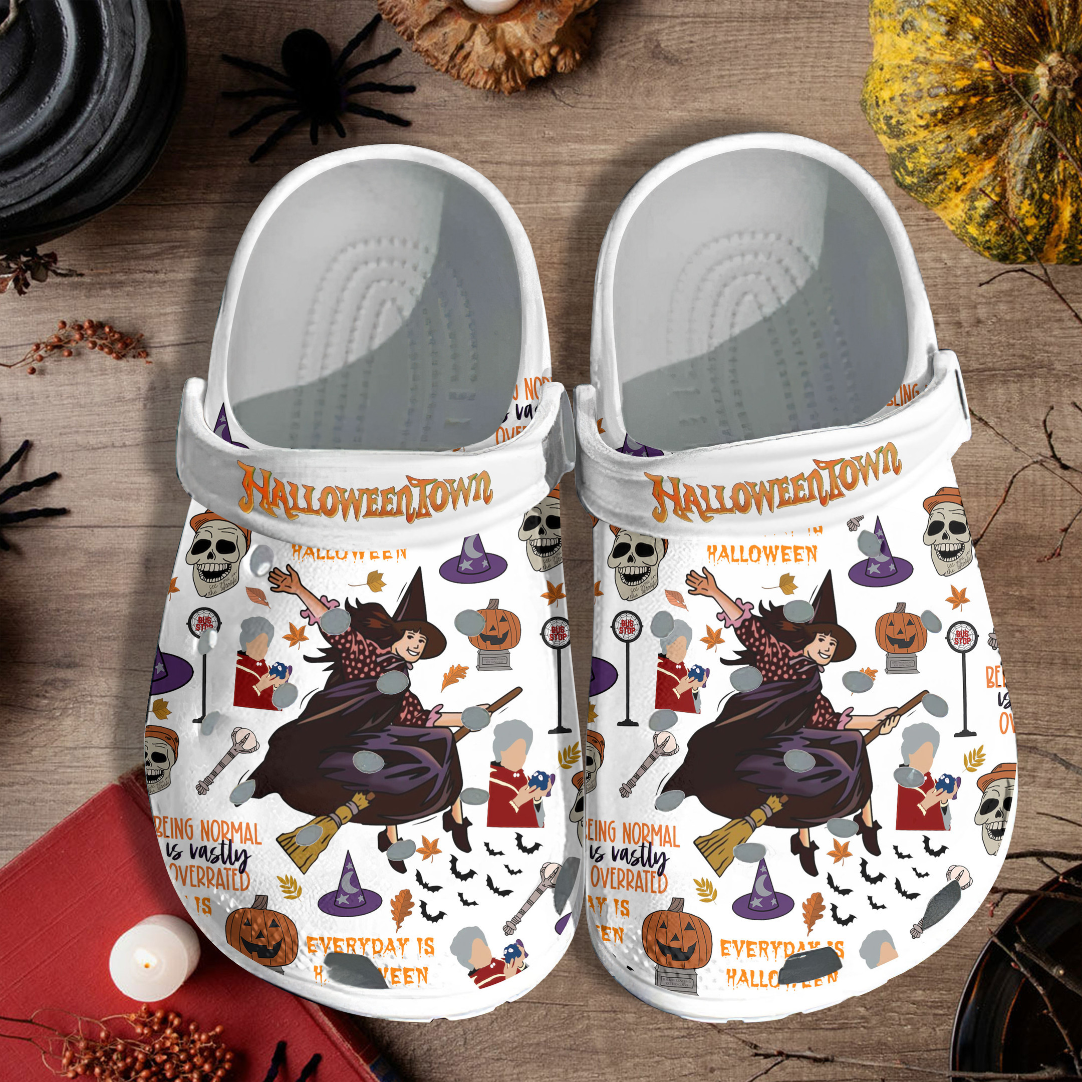 Footwearmerch Halloweentown TV Series Crocs Crocband Clogs Shoes Comfortable For Men Women and Kids