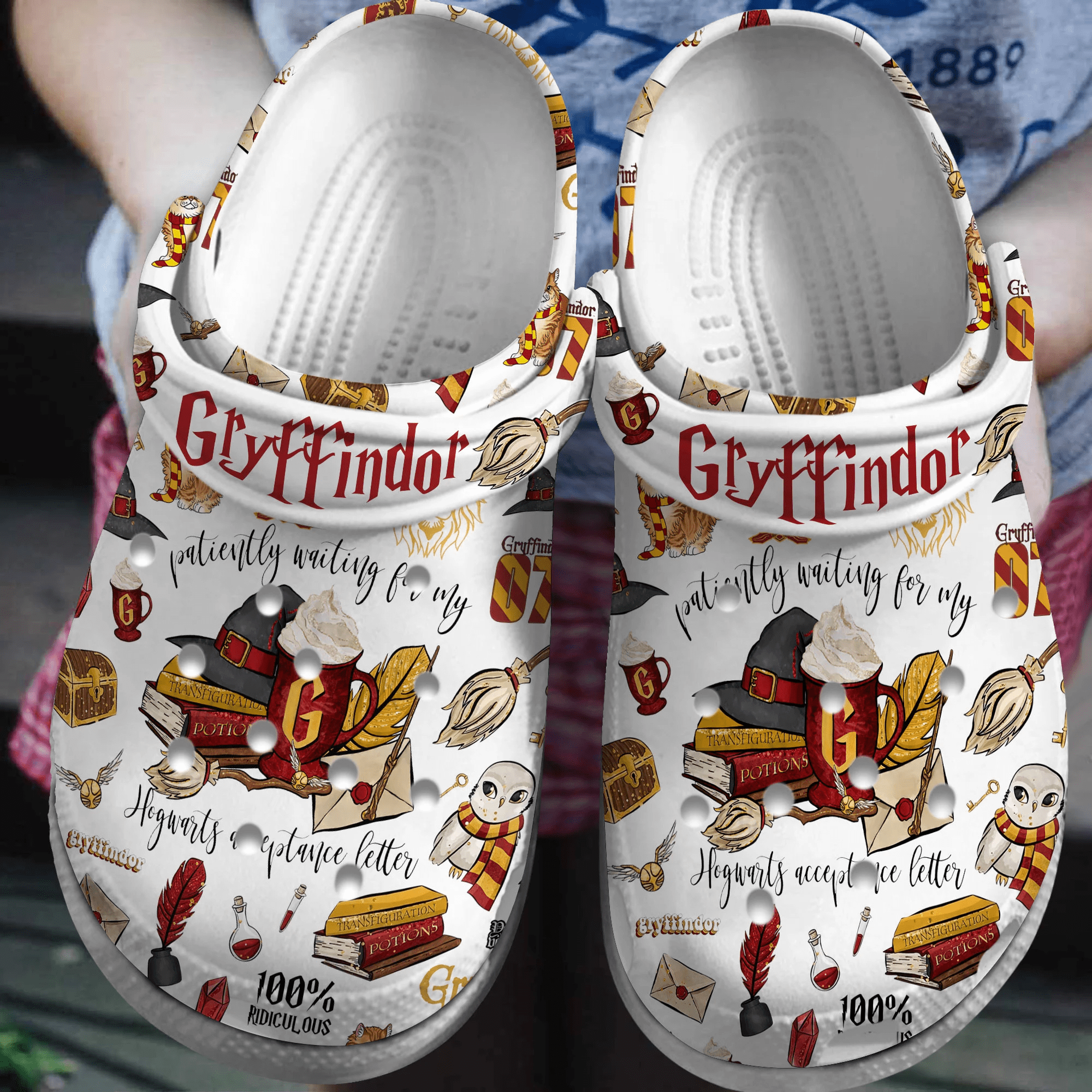 Footwearmerch Harry Potter Movie Crocs Crocband Clogs Shoes Comfortable For Men Women and Kids