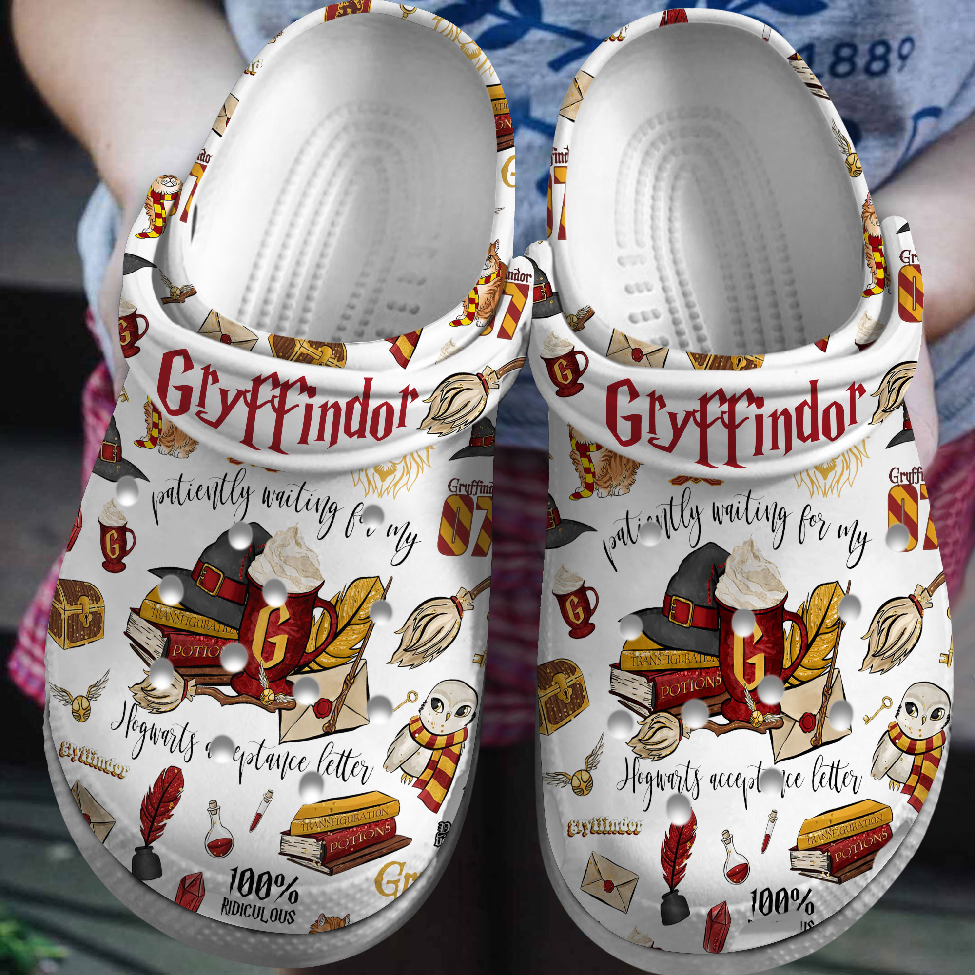 Footwearmerch Harry Potter Movie Crocs Crocband Clogs Shoes Comfortable For Men Women and Kids