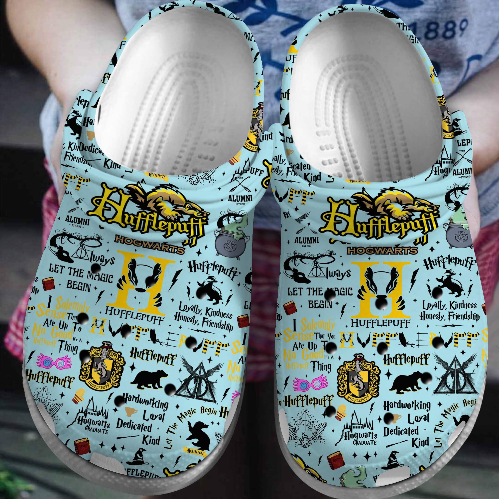 Footwearmerch Harry Potter Movie Crocs Crocband Clogs Shoes Comfortable For Men Women and Kids