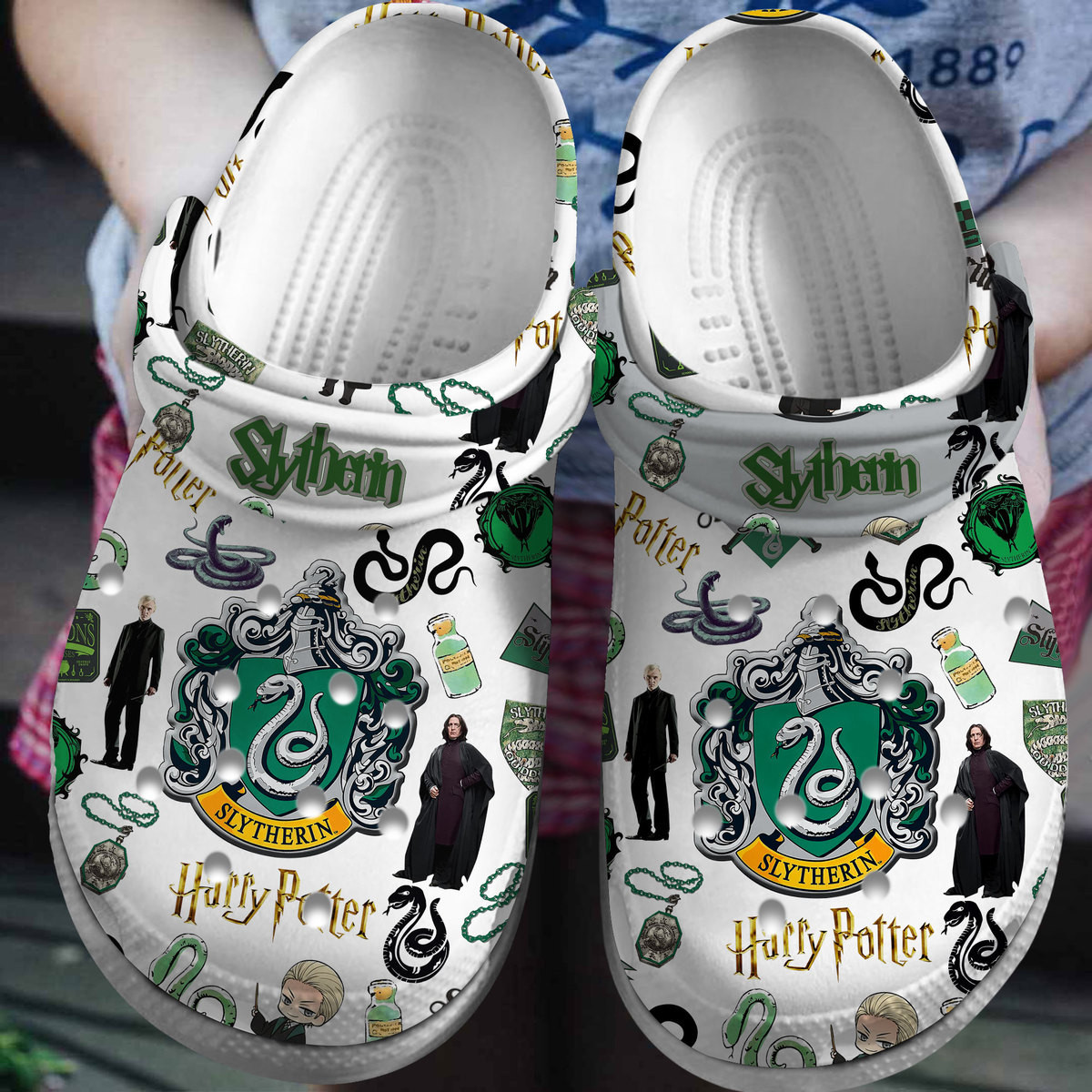 Footwearmerch Harry Potter Movie Crocs Crocband Clogs Shoes Comfortable For Men Women and Kids