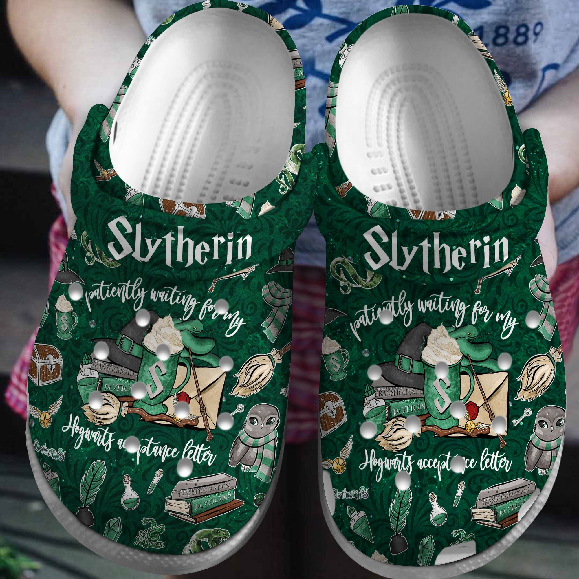 Footwearmerch Harry Potter Movie Crocs Crocband Clogs Shoes Comfortable For Men Women and Kids
