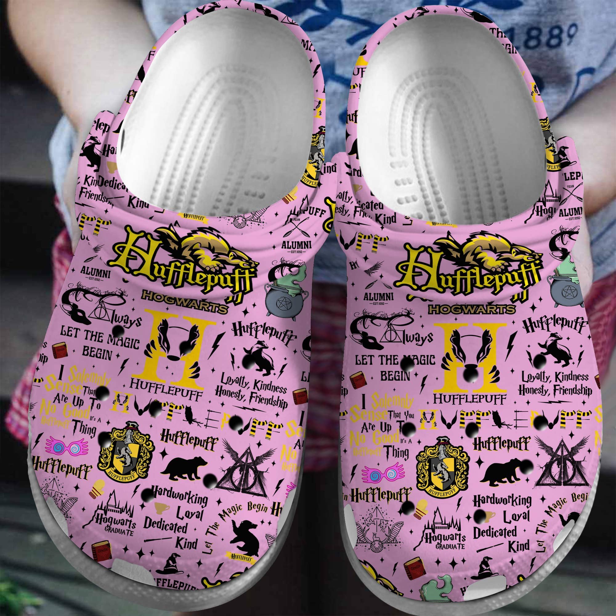 Footwearmerch Harry Potter Movie Crocs Crocband Clogs Shoes Comfortable For Men Women and Kids