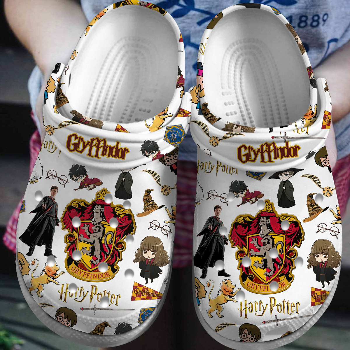 Footwearmerch Harry Potter Movie Crocs Crocband Clogs Shoes Comfortable For Men Women and Kids