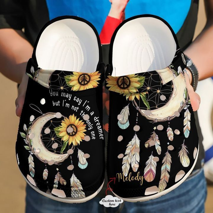 Footwearmerch Hippie - Hippie Personalized Dreamer clog Shoes For Men And Women