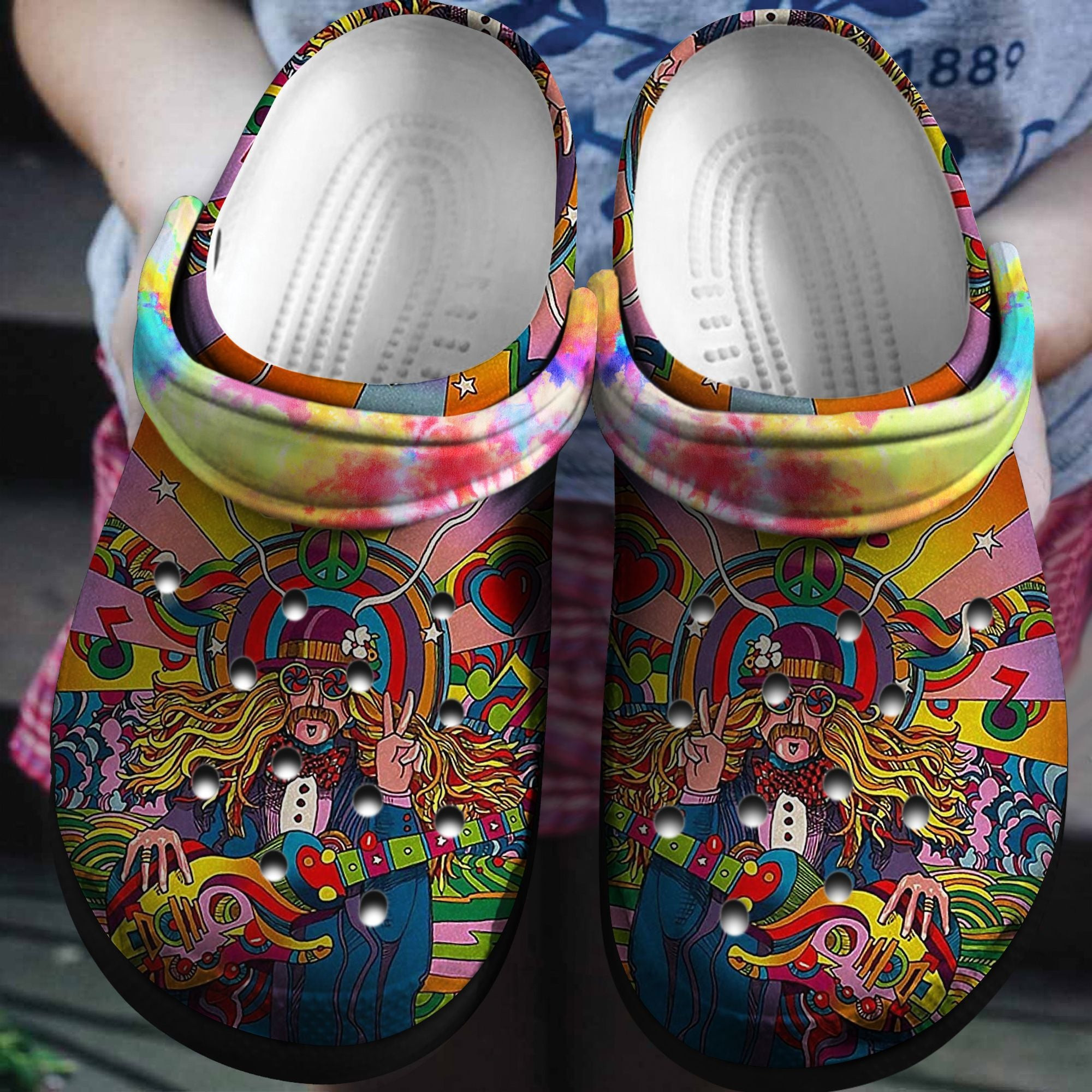 Footwearmerch Hippie Were Right Custom Shoes - Hippie Man Life Outdoor Shoes Birthday Gift For Men Boy Father Son Nephew Friend