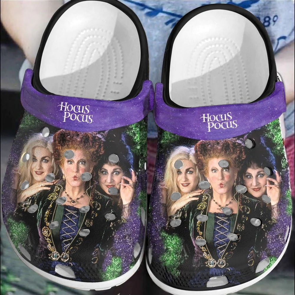 Footwearmerch Hocus Pocus Halloween Crocs Crocband Clogs Comfortable Shoes For Men Women