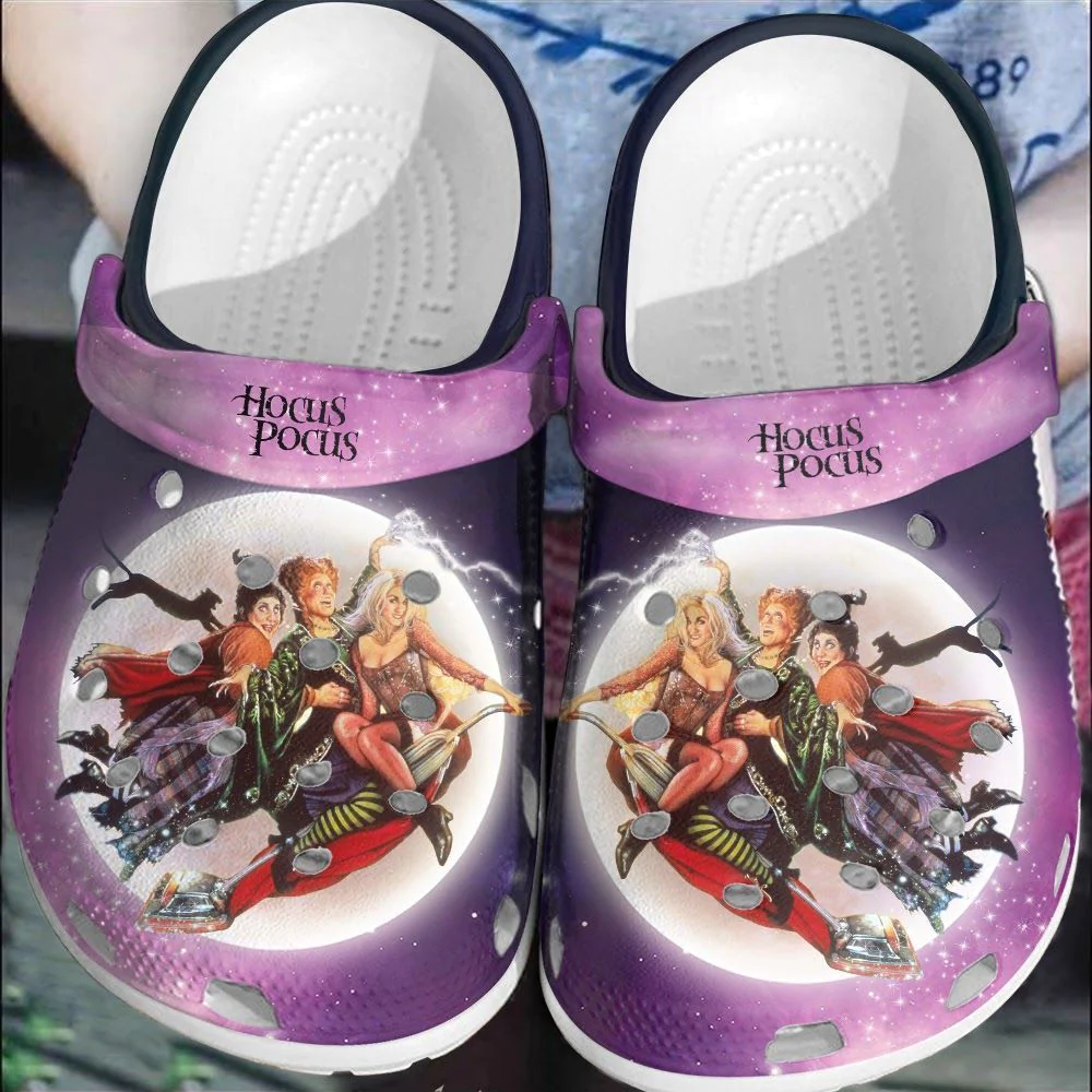 Footwearmerch Hocus Pocus Halloween Crocs Crocband Shoes Clogs Comfortable For Men Women