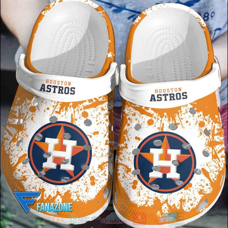 Footwearmerch Houston Astros MLB Sport Crocs Clogs Crocband Shoes Comfortable For Men Women and Kids