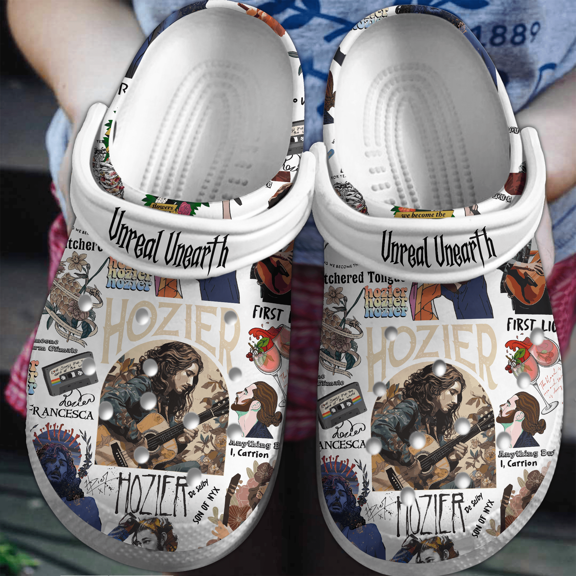 Footwearmerch Hozier Music Crocs Crocband Clogs Shoes Comfortable For Men Women and Kids