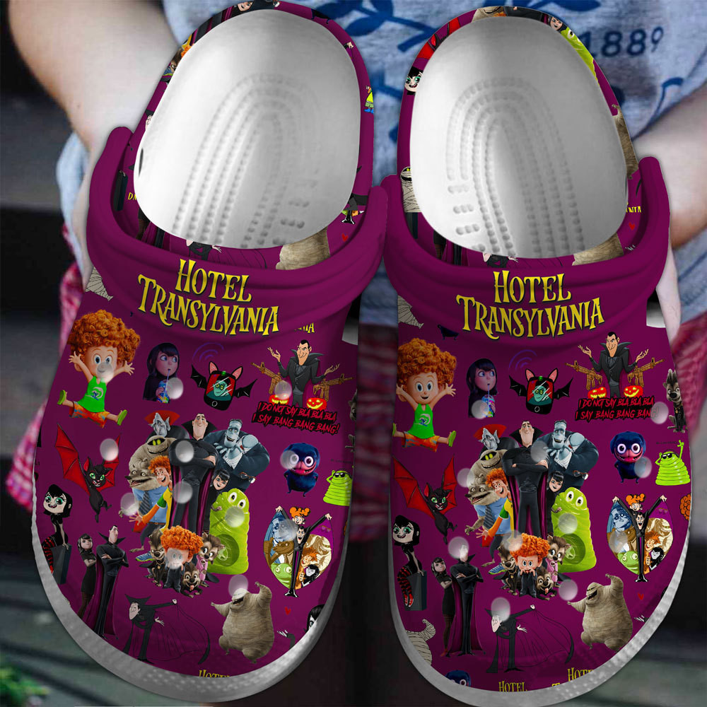Footwearmerch Hotel Transylvania Cartoon Crocs Crocband Clogs For Men Women and Kids
