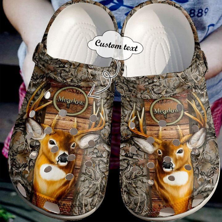 Footwearmerch Hunting - Customized Deer Hunting Clog Shoes For Men And Women